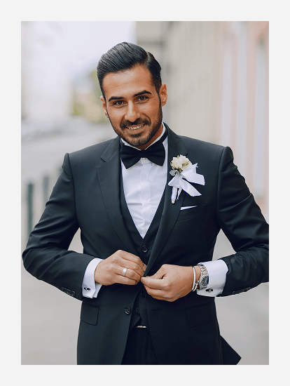 Navy Blue Tuxedo